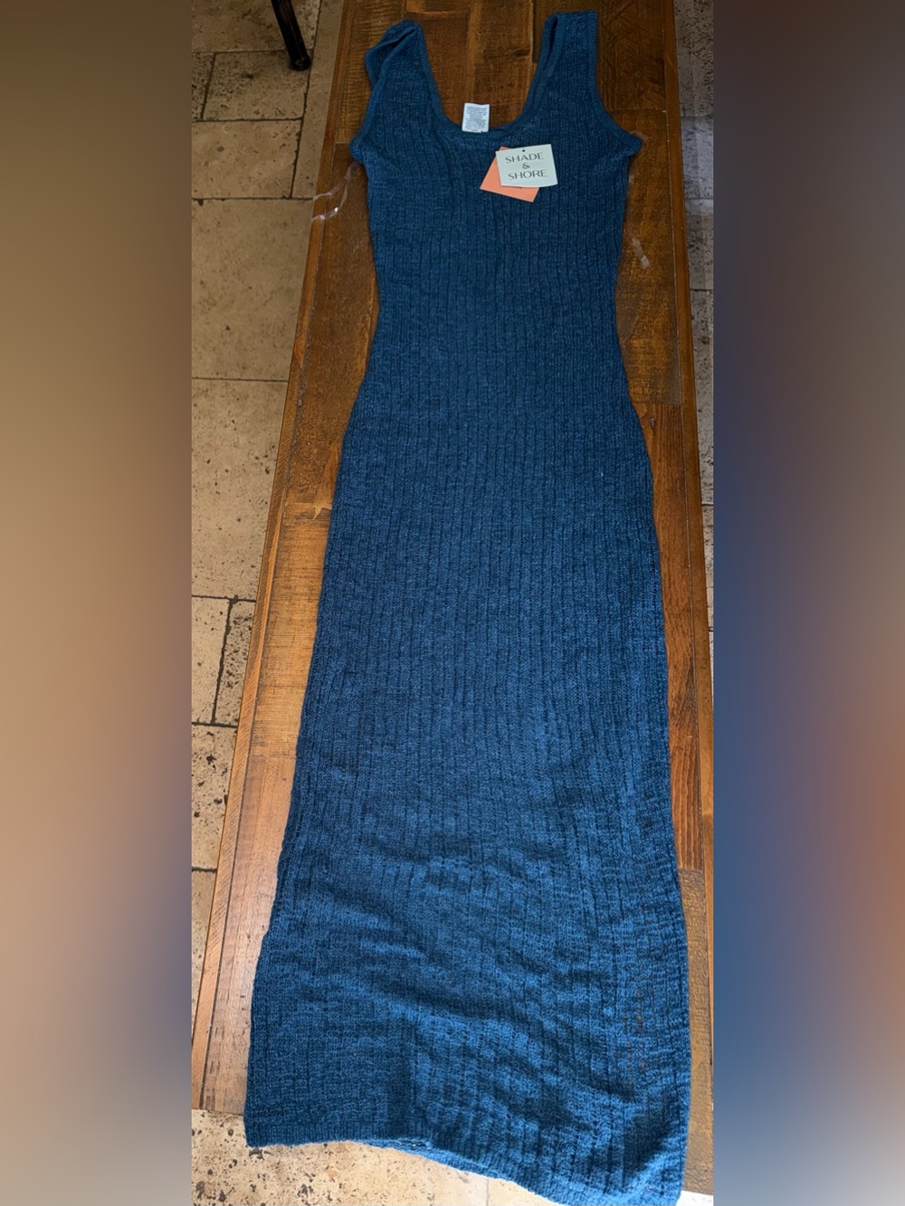 Target Deep Teal Ribbed Maxi Skirt